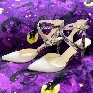 Snakeskin Nine West Heels